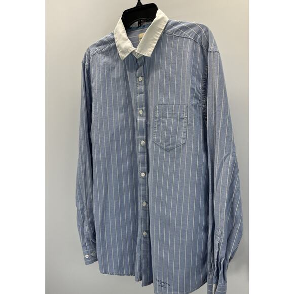G.h. Bass & Co Ivy Oxford 40’s Longsleeve Button Up Slim Fit Shirt Size Large - Picture 5 of 9